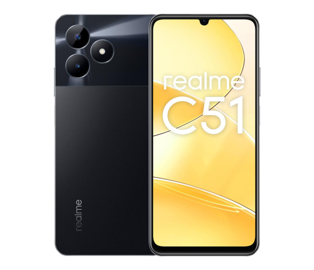 realme C51 4/128GB Carbon Black NFC 33W 90Hz - 1165124 - zdjęcie
